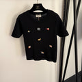 MIUMIU 26S SHORT SLEEVE KNIT SWEATER 1029