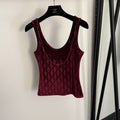 GUCCI 26S EMBELLISHED VELVET SLEEVELESS TOP 177
