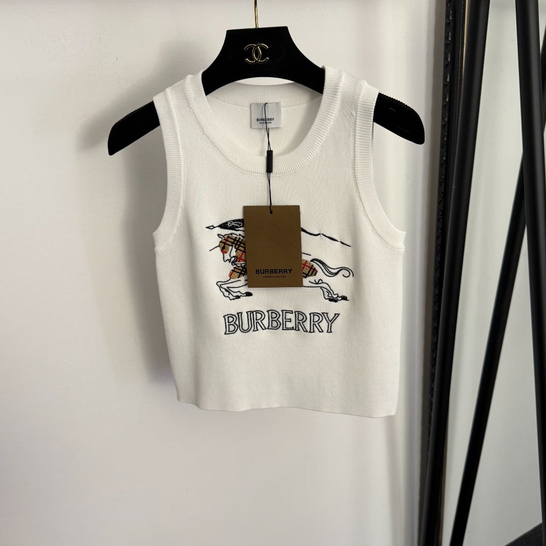 BURBERRY 26S KNIT SLEEVELESS TOP 378