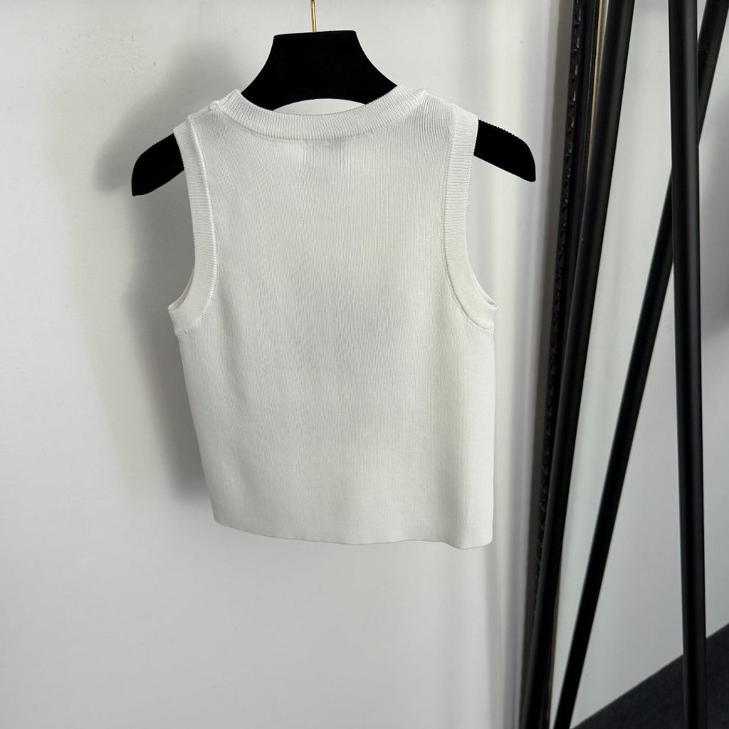 BURBERRY 26S KNIT SLEEVELESS TOP 378