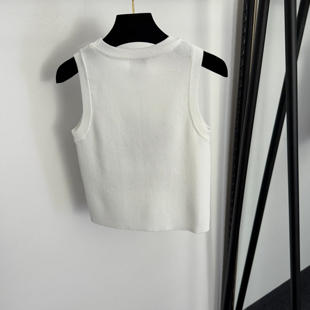 BURBERRY 26S KNIT SLEEVELESS TOP 378