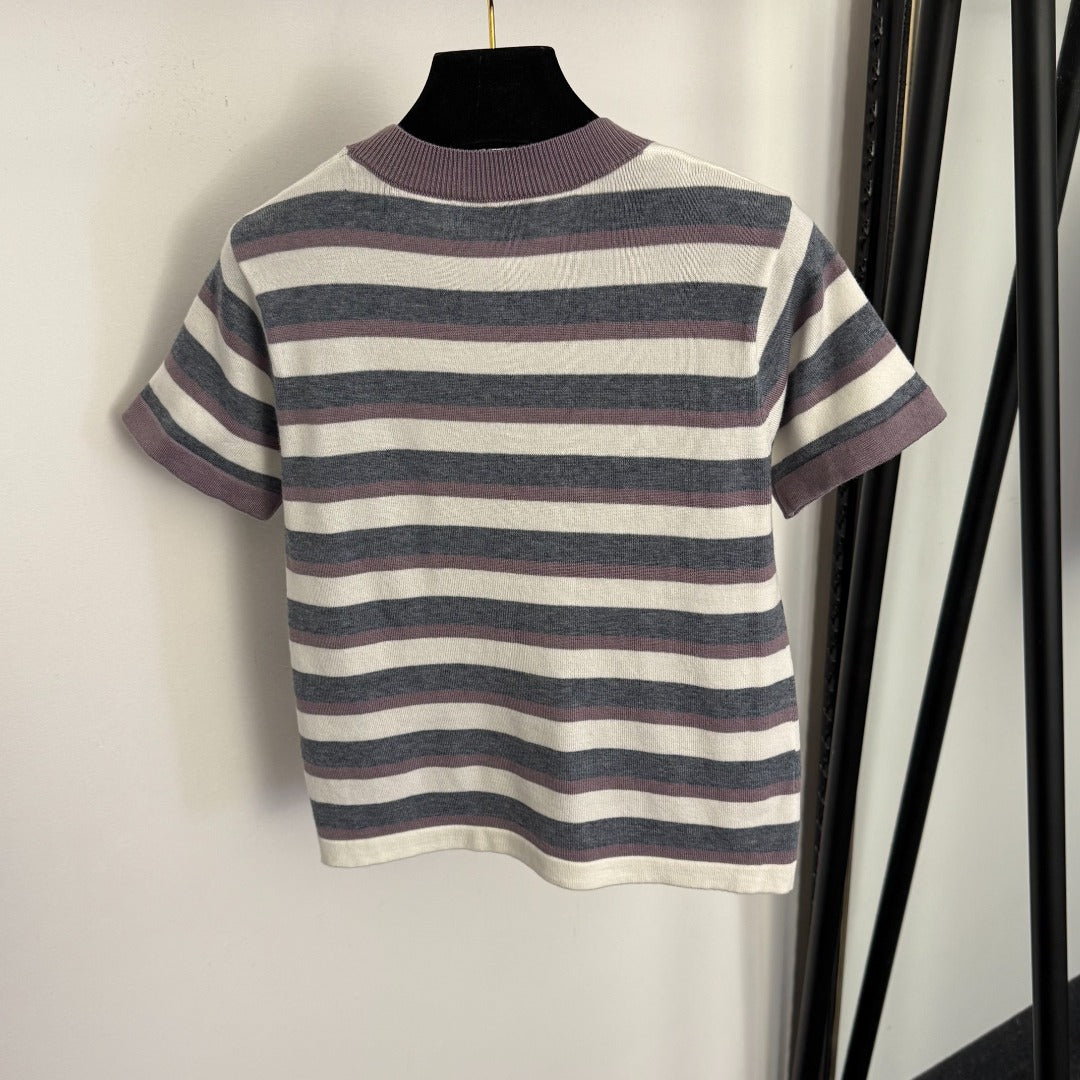 PRADA 26S SHORT SLEEVED KNIT T-SHIRT 757