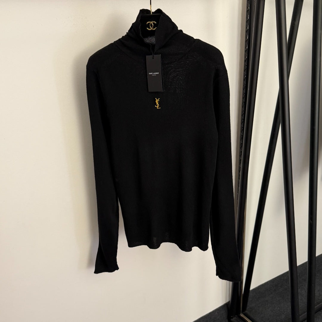 YSL 26S LONG SLEEVE TURTLENECK KNIT SWEATER 299