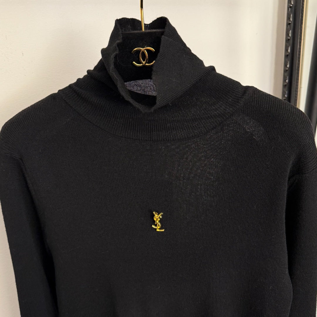 YSL 26S LONG SLEEVE TURTLENECK KNIT SWEATER 299