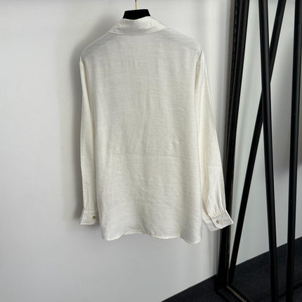 VALENTINO 26S LONG-SLEEVE SHIRT & WIDE-LEG PANTS SET 378