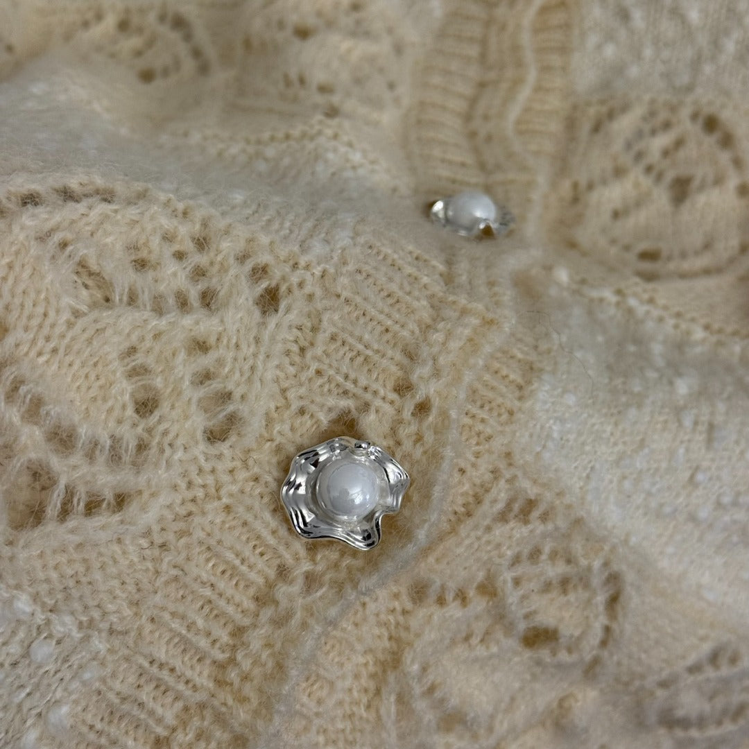 MIUMIU 26S LONG SLEEVE KNIT CARDIGAN 1024