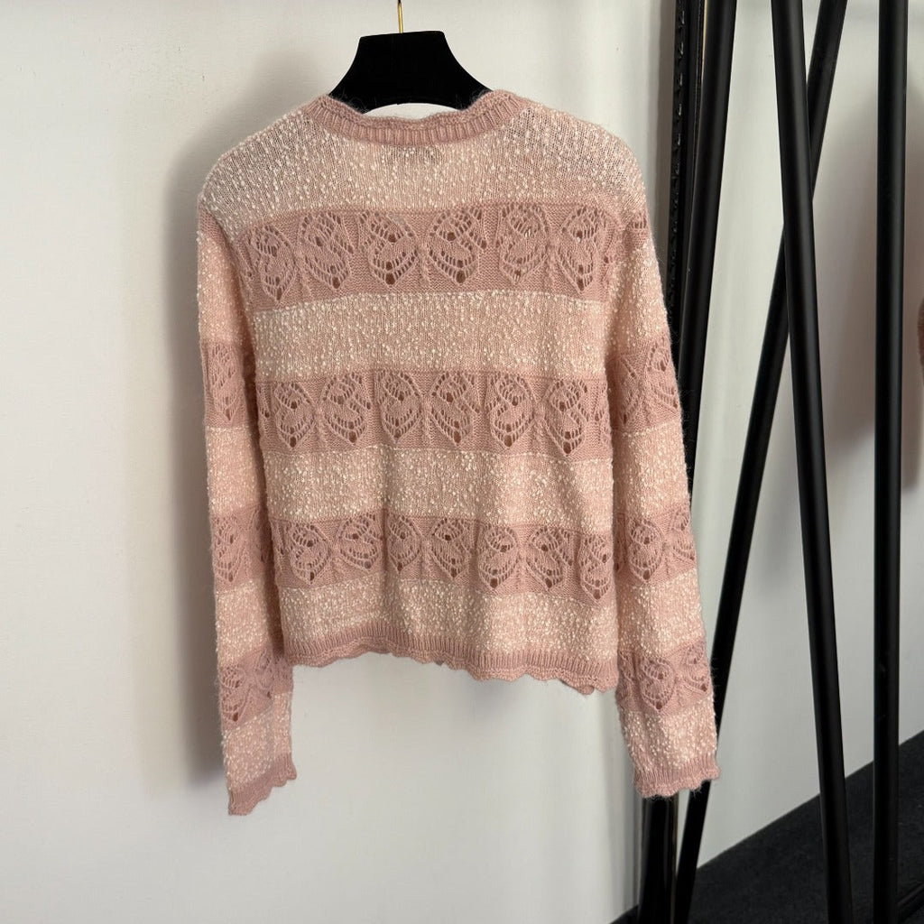MIUMIU 26S LONG SLEEVE KNIT CARDIGAN 1025