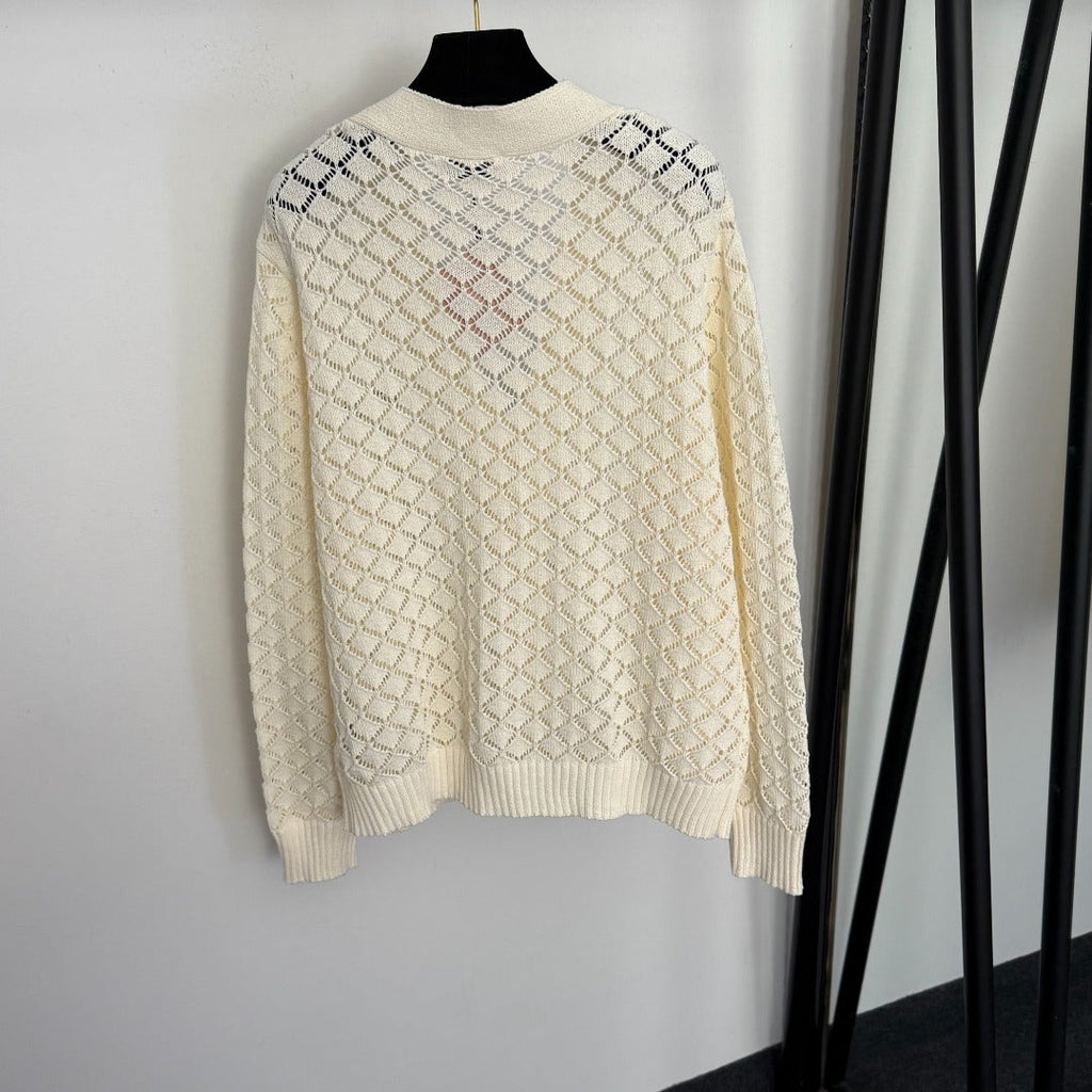 MIUMIU 26S V-NECK WOOL CARDIGAN 1015