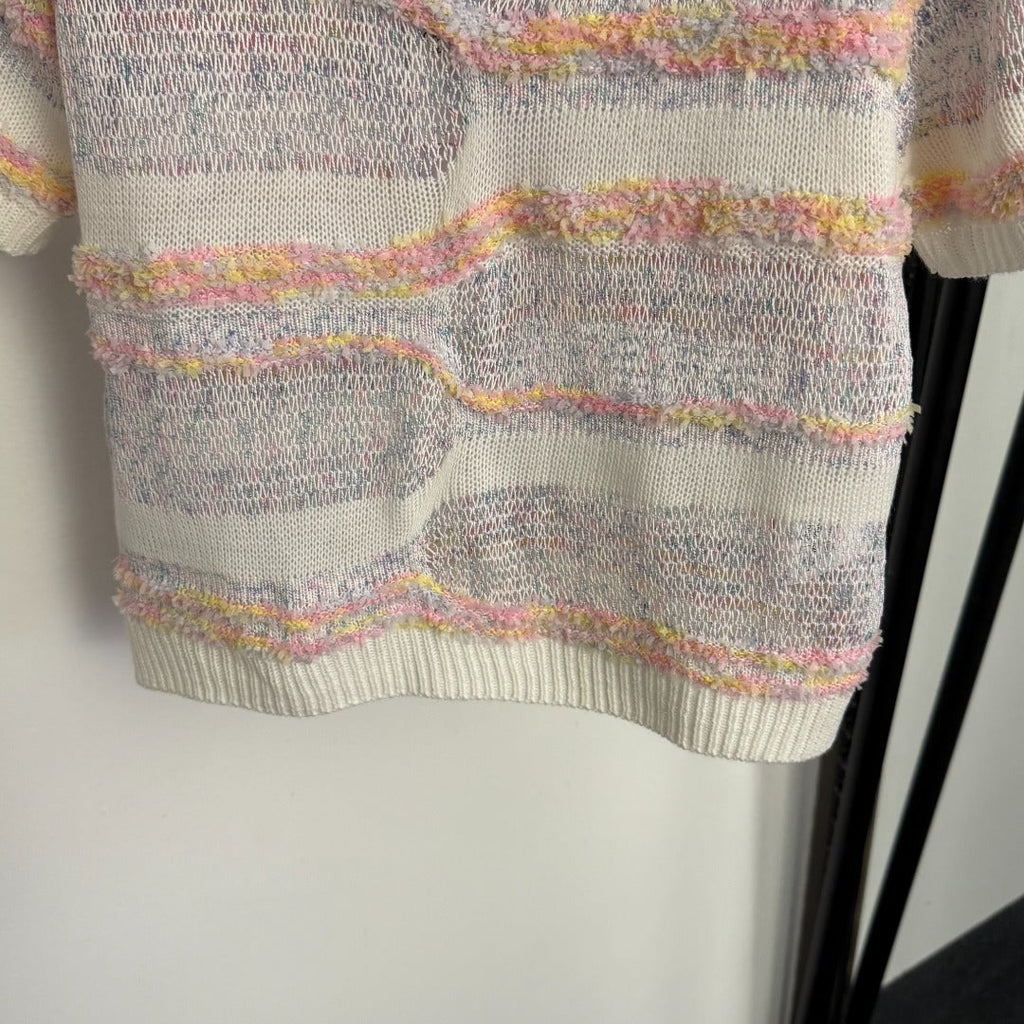 CHANEL 26S SHORT-SLEEVE SWEATER 1005