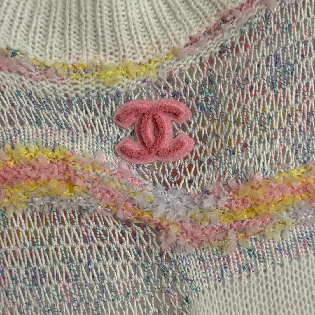 CHANEL 26S SHORT-SLEEVE SWEATER 1005