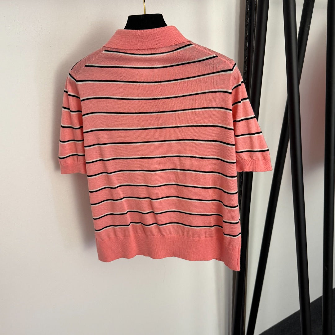 MIUMIU 26S KNIT POLO SHIRT 1005