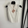 MIUMIU 26S SLEEVELESS POLO SHIRT 999