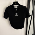 CHANEL 26S SHORT-SLEEVE SWEATER 992