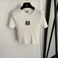 CHANEL 26S SHORT-SLEEVE SWEATER 987