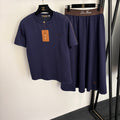 LORO PIANA 26S T-SHIRT AND SKIRT SET 673
