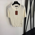 LORO PIANA 26S SHORT SLEEVE KNIT TOP 653