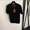 LORO PIANA 26S SHORT SLEEVE KNIT TOP 655