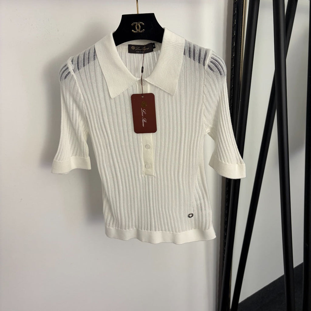 LORO PIANA 26S KNIT POLO SHIRT 651