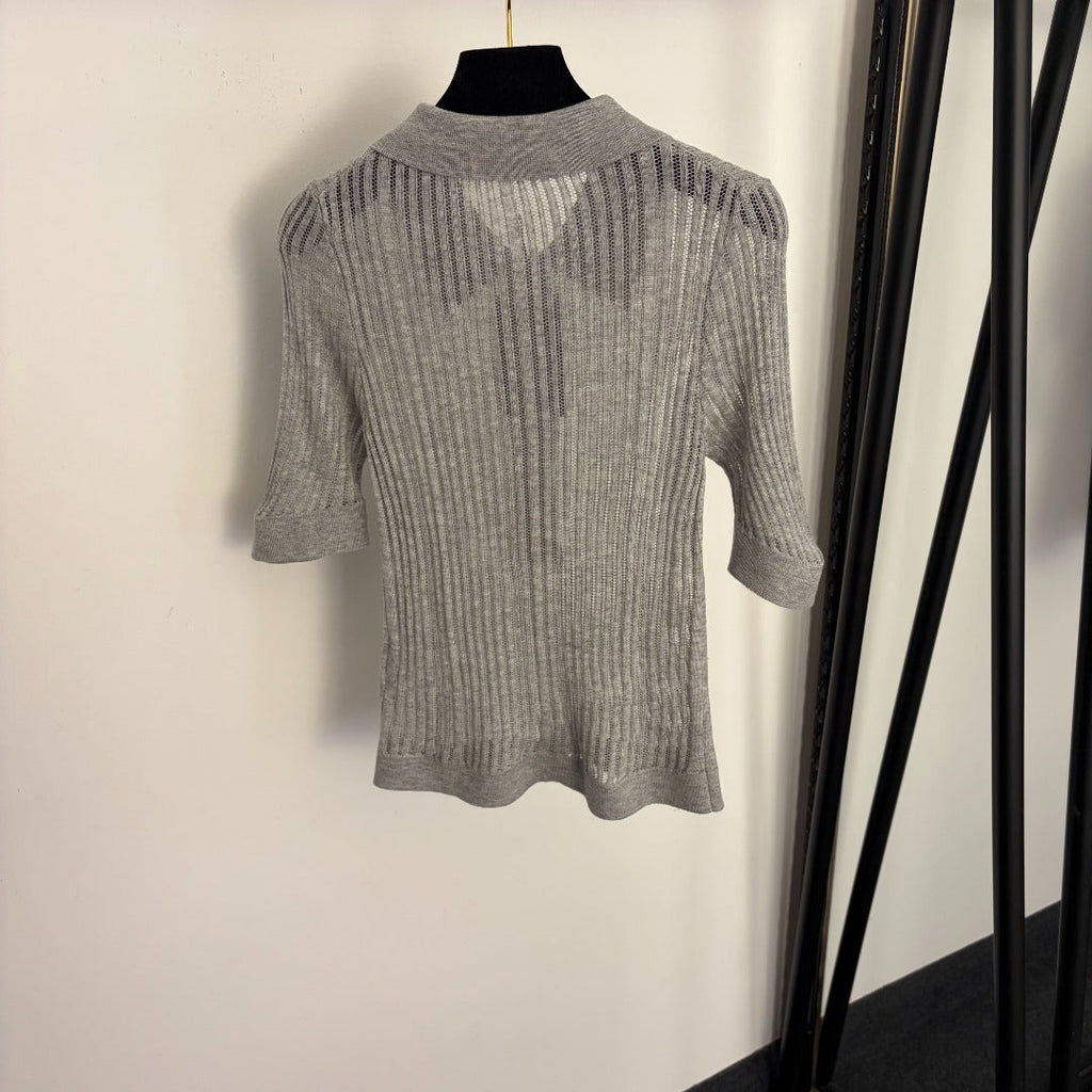 LORO PIANA 26S KNIT POLO SHIRT 650