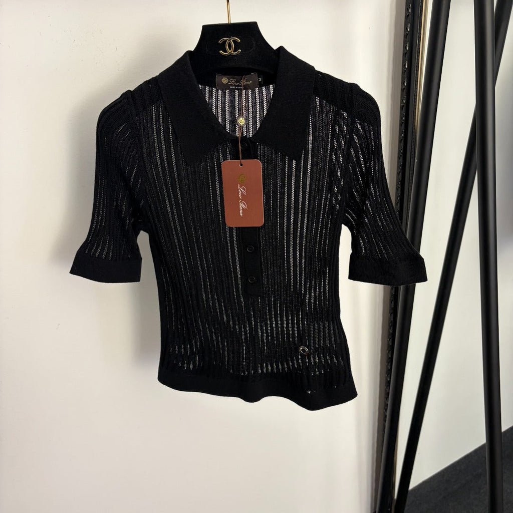 LORO PIANA 26S KNIT POLO SHIRT 652