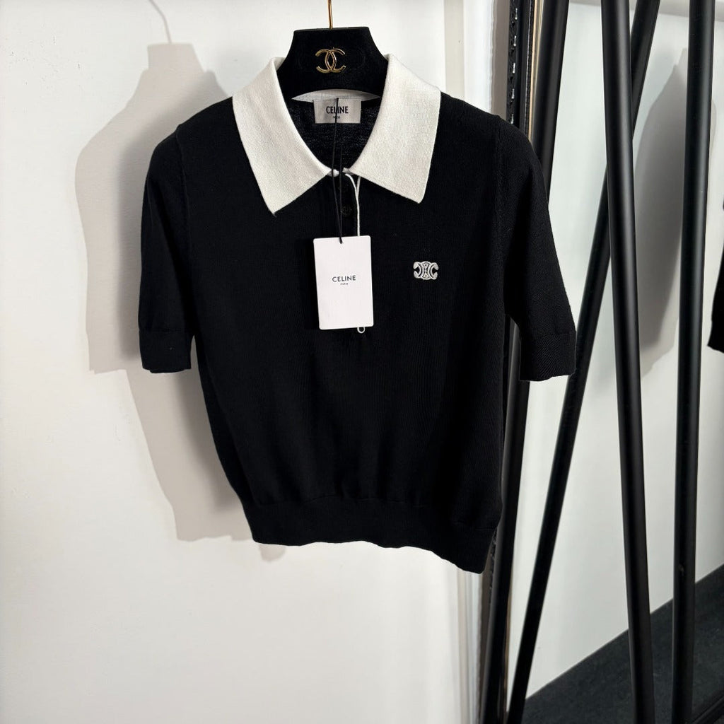 CELINE 26S KNIT POLO SHIRT 102