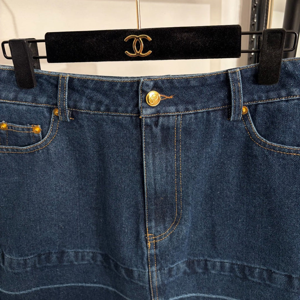 VALENTINO 26S DENIM MINI SKIRT 233