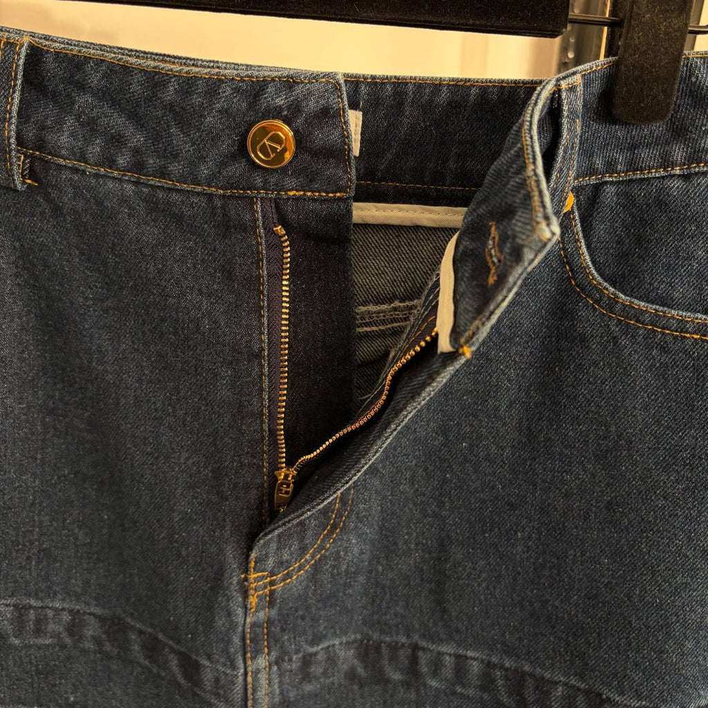 VALENTINO 26S DENIM MINI SKIRT 233