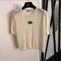 VALENTINO 26S SHORT SLEEVE KNIT TOP 208