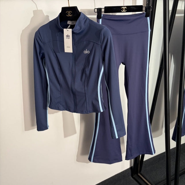 ALO 26S 2-PIECE SPORTS JACKET & FLARED PANTS SET 347