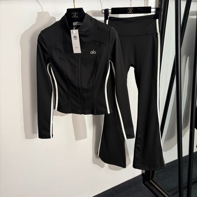 ALO 26S 2-PIECE SPORTS JACKET & FLARED PANTS SET 345