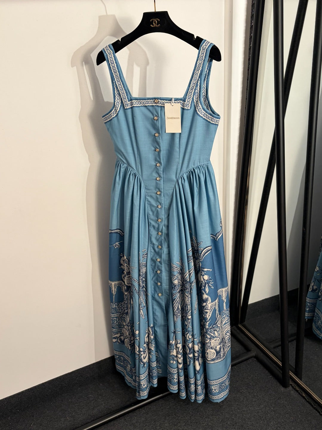 ZIMMERMANN 26S PATTERNED SLIP DRESS STYLE 85