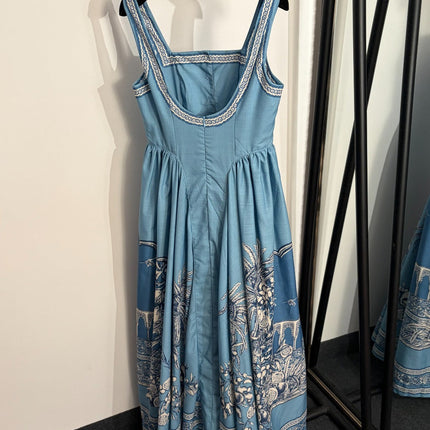 ZIMMERMANN 26S PATTERNED SLIP DRESS STYLE 85
