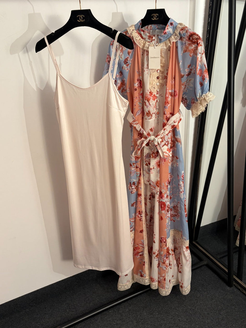 ZIMMERMANN 26S LACE COLLAR SHORT-SLEEVE DRESS STYLE 84