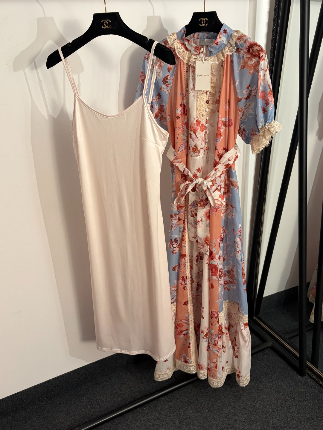 ZIMMERMANN 26S LACE COLLAR SHORT-SLEEVE DRESS STYLE 84