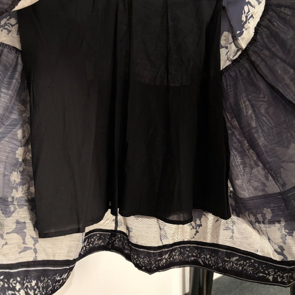 ZIMMERMANN 26S PATTERNED LONG-SLEEVE DRESS STYLE 83
