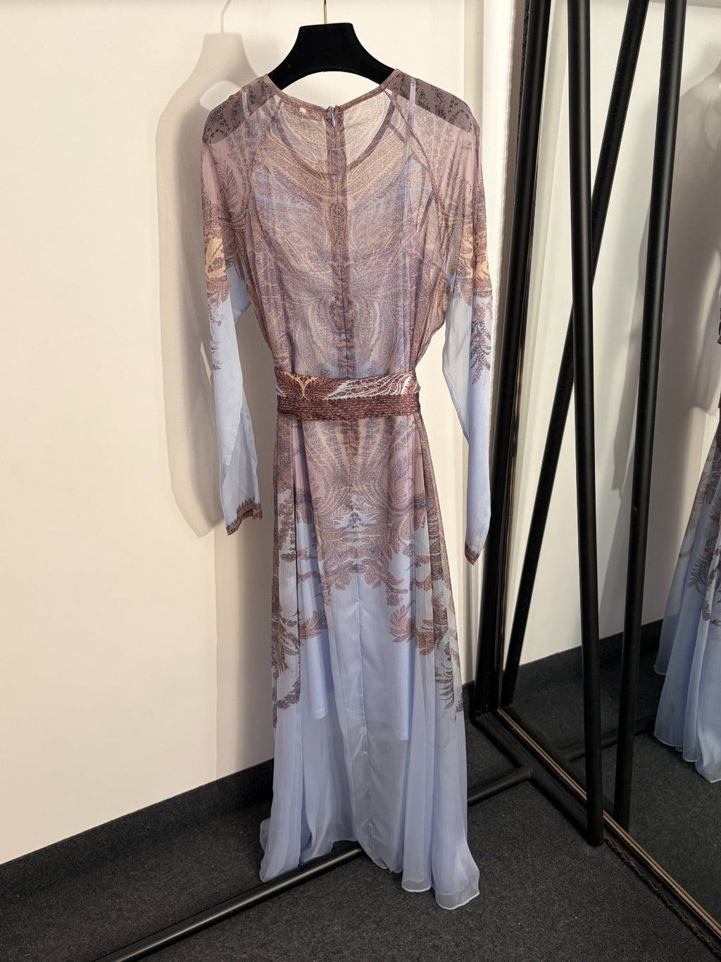 ZIMMERMANN 26S LONG-SLEEVE WAIST-CINCHED DRESS STYLE 52