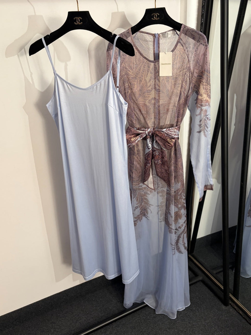 ZIMMERMANN 26S LONG-SLEEVE WAIST-CINCHED DRESS STYLE 52