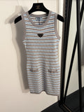 PRADA 26S SLEEVELESS KNIT DRESS STYLE 853