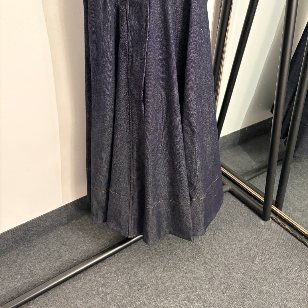 ZIMMERMANN 26S DENIM PINAFORE DRESS STYLE 34