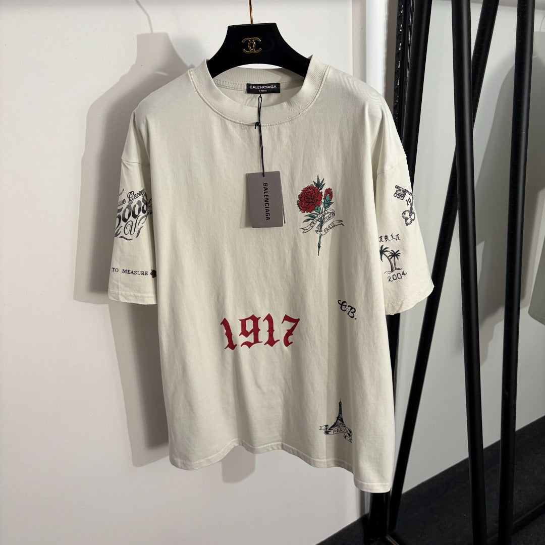 BALENCIAGA 26S SHORT SLEEVE T-SHIRT 023