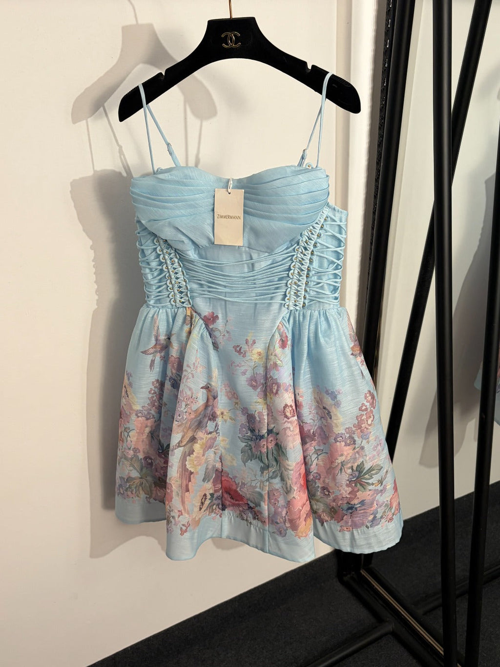 ZIMMERMANN 26S PATTERNED CAMI DRESS STYLE 7