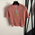 LOEWE 26S SHORT SLEEVE KNIT TOP 486