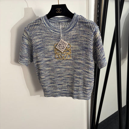 LOEWE 26S SHORT SLEEVE KNIT TOP 487
