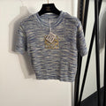 LOEWE 26S SHORT SLEEVE KNIT TOP 487