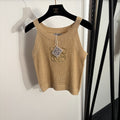 LOEWE 26S KNIT LOGO TANK TOP 482