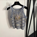 LOEWE 26S KNIT LOGO TANK TOP 484