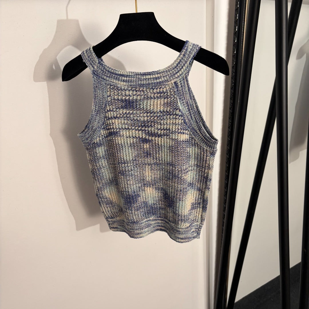 LOEWE 26S KNIT LOGO TANK TOP 484
