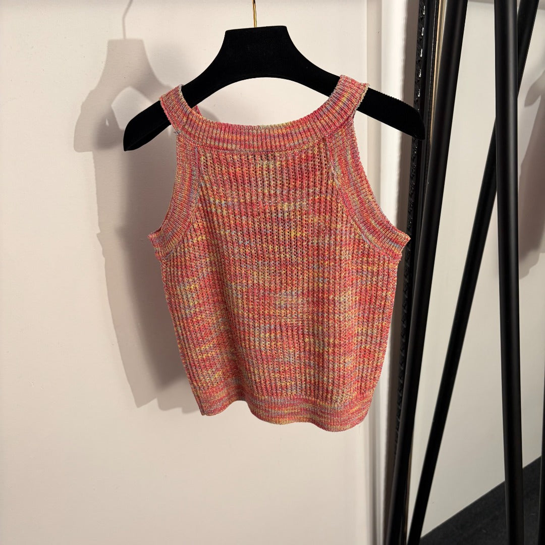 LOEWE 26S KNIT LOGO TANK TOP 483
