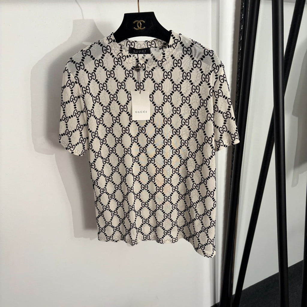 GUCCI 26S MESH SHORT SLEEVE T-SHIRT 321