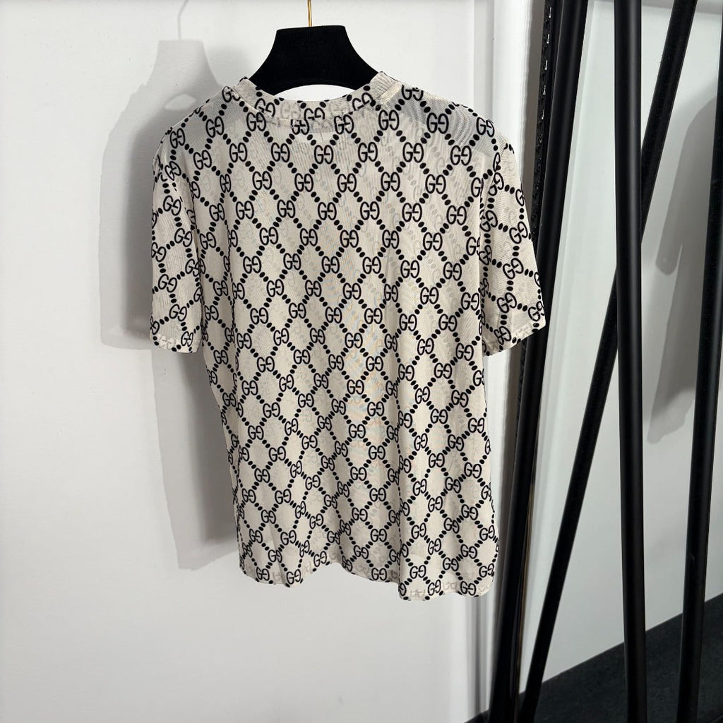 GUCCI 26S MESH SHORT SLEEVE T-SHIRT 321